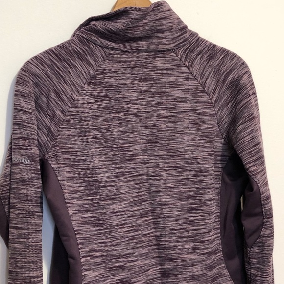 Columbia Purple Space Dyed Women’s Optic Got It II Pullover Size Medium - Picture 8 of 12